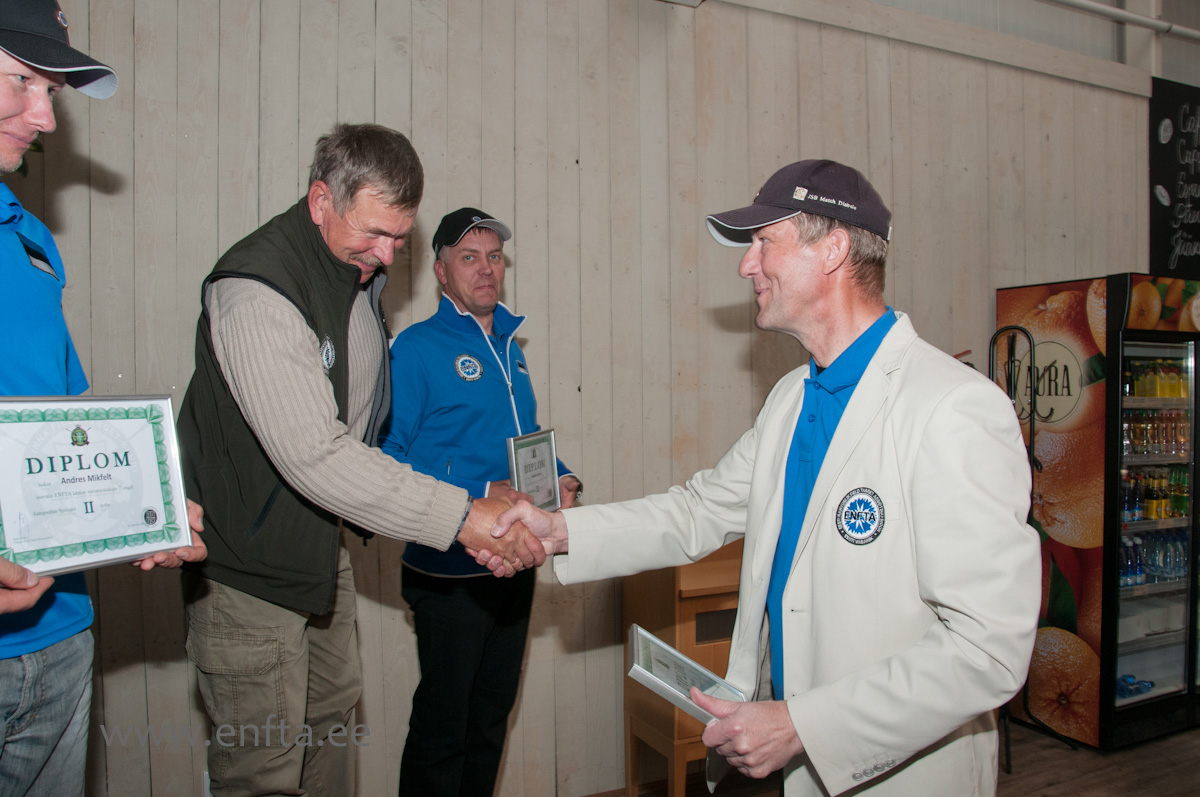 Ülo Lesta in category Springer I place, 30 points out of 50 (7th championship)